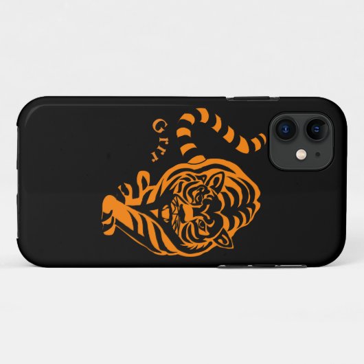 タイガー Case-Mate iPhoneケース (裏面(横))