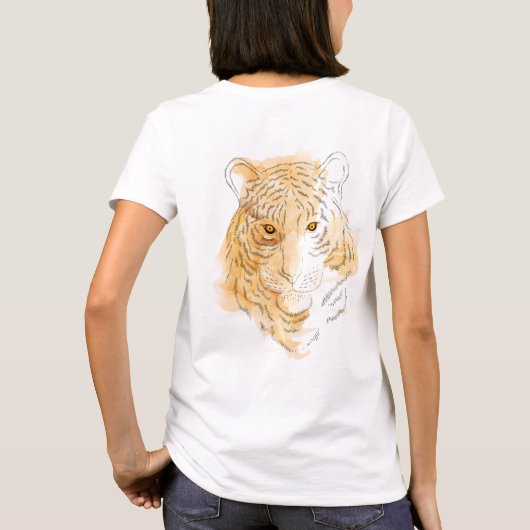 タイガー Tシャツ (裏面)