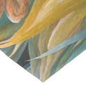 タイガーin嵐の熱帯林エキゾチックなジャングル ショートテーブルランナー (コーナー)