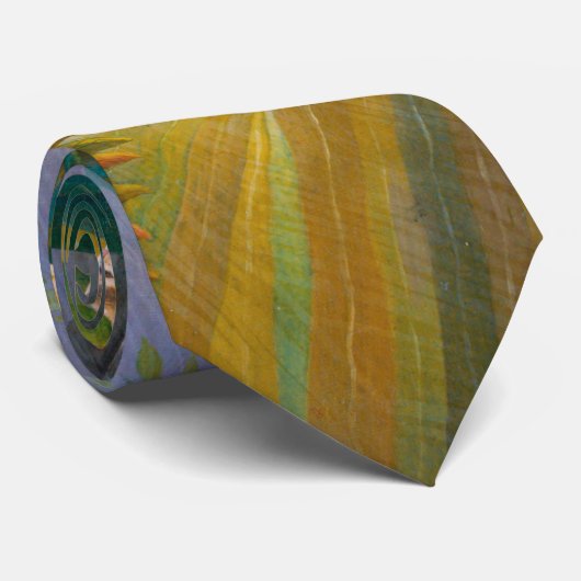 タイガーin嵐の熱帯林エキゾチックなジャングル ネクタイ (ロール)