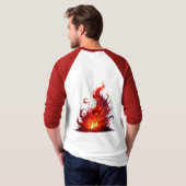 タイガーTシャツスタイルポップ Tシャツ (裏面フル)