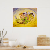 タイキサーファーの大きな魚 ポスター (キッチン)