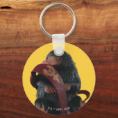 タイグラフィック付きテディ キーホルダー (正面)