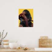 タイグラフィック付きテディ ポスター (キッチン)