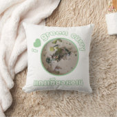 タイグリーンカレー大好き…タイ通り食品 クッション (ブランケット)