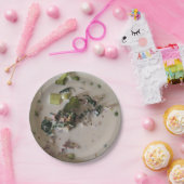 タイグリーンカレー[แกงเขียวหวาน] ...アジア料理 ペーパープレート (パーティー)