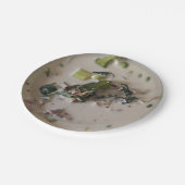 タイグリーンカレー[แกงเขียวหวาน] ...アジア料理 ペーパープレート (アングル)