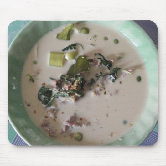 タイグリーンカレー[แกงเขียวหวาน] ...アジア料理 マウスパッド (正面)