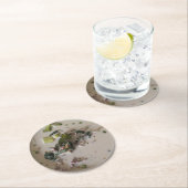 タイグリーンカレー[แกงเขียวหวาน] ...アジア料理 ラウンドペーパーコースター (インサイチュ)