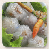 タイサゴとチリ…タイ通り食品 コースター (正面)