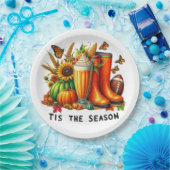 タイザシーズン紙プレート ペーパープレート (パーティー)