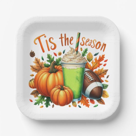 タイザシーズン紙プレート ペーパープレート (正面)