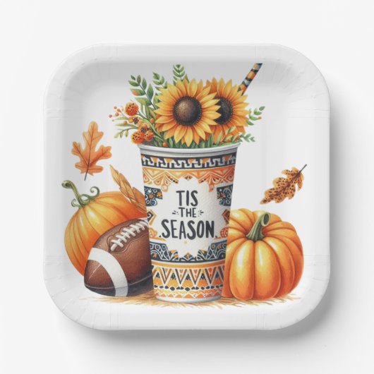 タイザシーズン紙プレート ペーパープレート (正面)