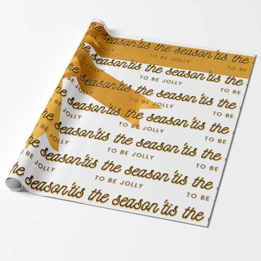 タイザシーズン金ゴールドラッピング紙 ラッピングペーパー (アンロールド)