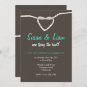 タイザノット婚約パーティ 招待状 (正面/裏面)