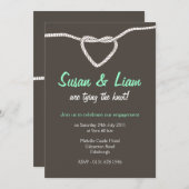 タイザノット婚約パーティ 招待状 (正面/裏面)