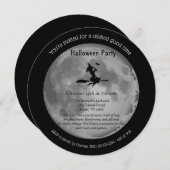 タイザルフルムーン神秘的魔女ハローウィンパーティ 招待状 (正面/裏面)