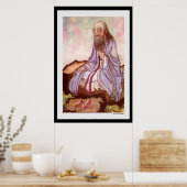 タイシャンラオジュンプリント ポスター (キッチン)