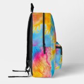 タイスタイリッシュと染料モノグラムイニシャル プリントバックパック (左)