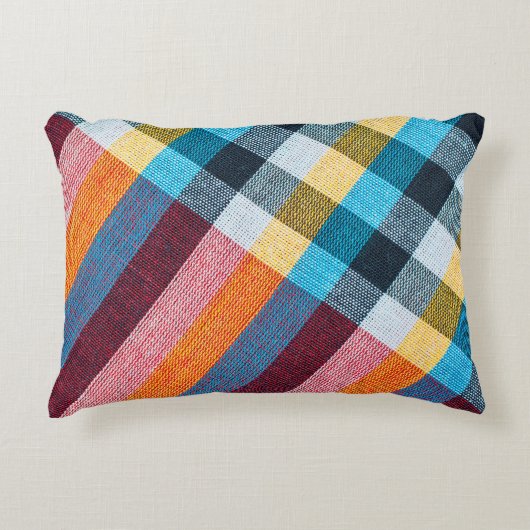 タイスタイルふんどし生地のクローズアップ アクセントクッション (正面)