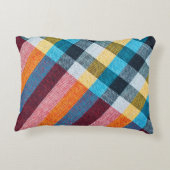 タイスタイルふんどし生地のクローズアップ アクセントクッション (裏面)