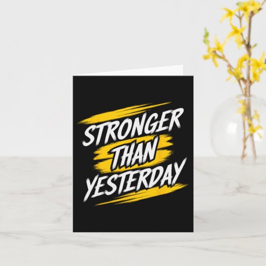 タイスタントライザージムやる気を起こさせる引用文Wor カード (黄色い花)