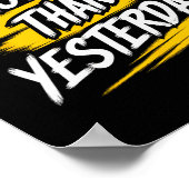 タイスタントライザージムやる気を起こさせる引用文Wor ポスター (角)