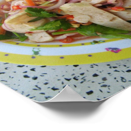 タイスパイシーソーセージサラダ…アジア通り食品 ポスター (角)