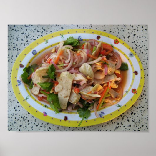 タイスパイシーソーセージサラダ…アジア通り食品 ポスター (正面)