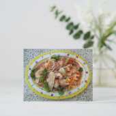 タイスパイシーソーセージサラダ…アジア通り食品 ポストカード (スタンド正面)