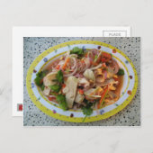 タイスパイシーソーセージサラダ…アジア通り食品 ポストカード (正面/裏面)