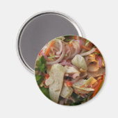 タイスパイシーソーセージサラダ…アジア通り食品 マグネット (正面/裏面)