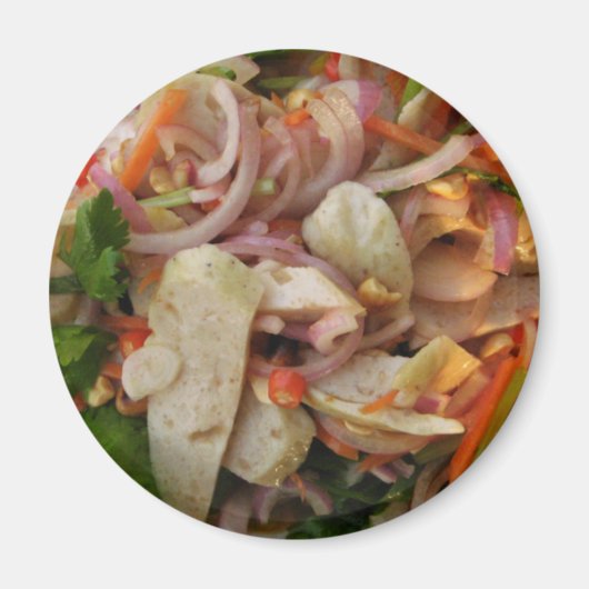 タイスパイシーソーセージサラダ…アジア通り食品 マグネット (正面)