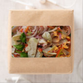 タイスパイシーソーセージサラダ…アジア通り食品 ラベル (インサイチュ)