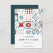 タイスペインのル結婚式の日付の保存 セーブザデート (正面/裏面)