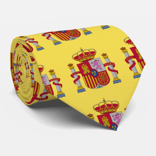 タイスペインの紋章付き外衣 ネクタイ (ロール)