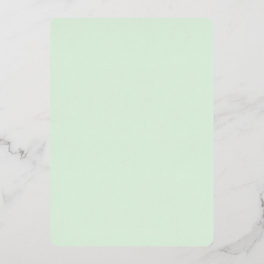 タイズザシーズンフェスティバルグリーン金ゴールドホリデーパーティー 箔招待状 (裏面)