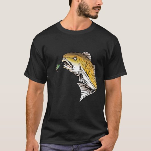タイセイヨウアカメ釣り Tシャツ (正面)