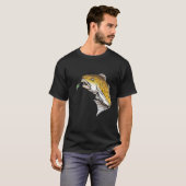 タイセイヨウアカメ釣り Tシャツ (正面フル)