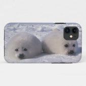 タイセイヨウアザラシ (Phoca groenlandica) 子グマ Case-Mate iPhoneケース (裏面(横))