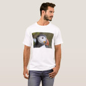 タイセイヨウオオハシウミドリ、海洋性の海鳥 Tシャツ (正面フル)