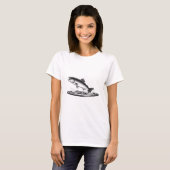 タイセイヨウサケ 跳ねる魚 Tシャツ (正面フル)