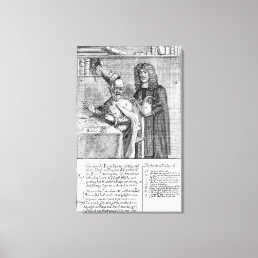 タイタスのオート族の描写 キャンバスプリント (正面)