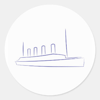 タイタニックのシール ラウンドシール