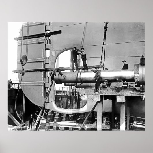 タイタニックのプロペラシャフト ポスター (正面)