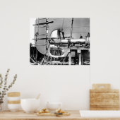 タイタニックのプロペラシャフト ポスター (キッチン)