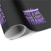 タイタニックを愛する少女がタイタニックに最適 ラッピングペーパー (ロールコーナー)