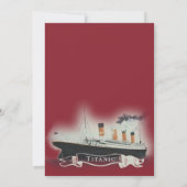 タイタニックイベント 招待状 (裏面)