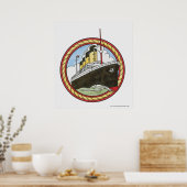 タイタニックイラストレーション ポスター (キッチン)