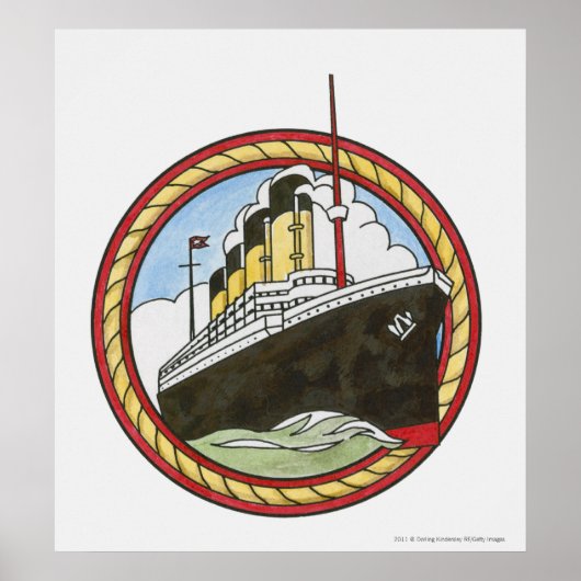 タイタニックイラストレーション ポスター (正面)